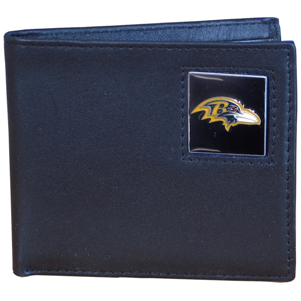 NFL Baltimore Ravens Leather Bi-fold Wallet