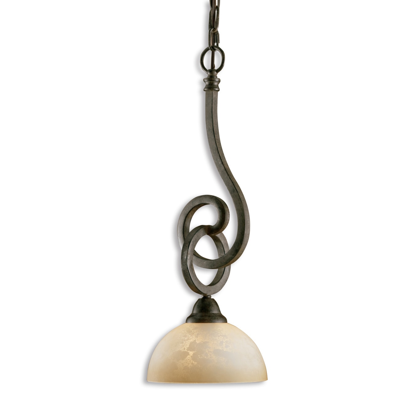 Legato 1 light Chestnut Mini Pendant