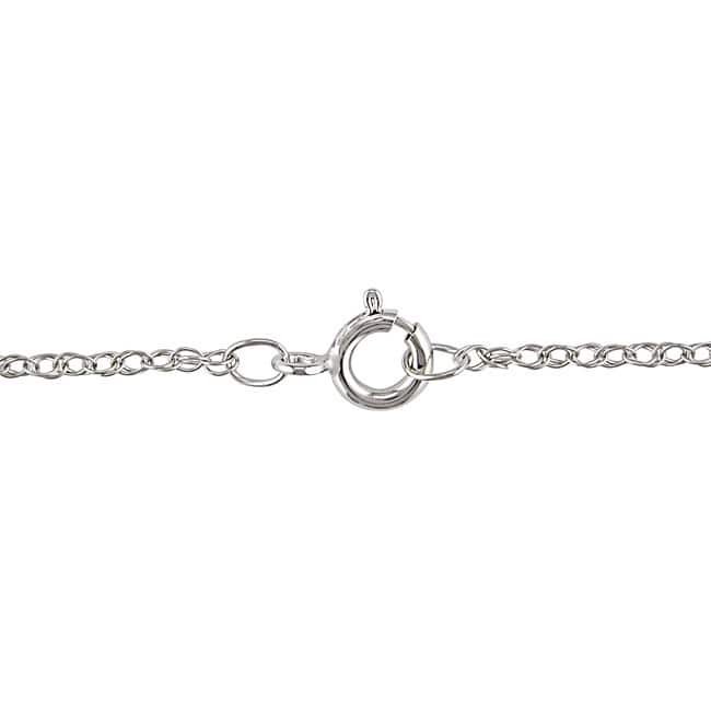 Miadora 14k Gold 1/2ct TDW Diamond Solitaire Necklace