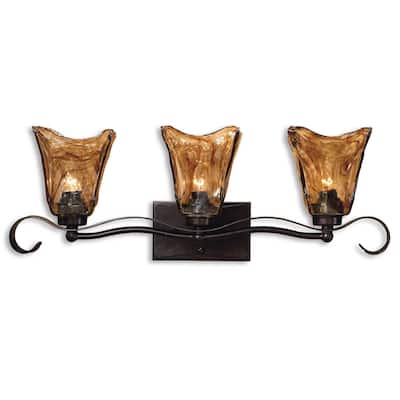 Uttermost Vetraio 3-light Oil Rubbed Bronze Vanity Strip