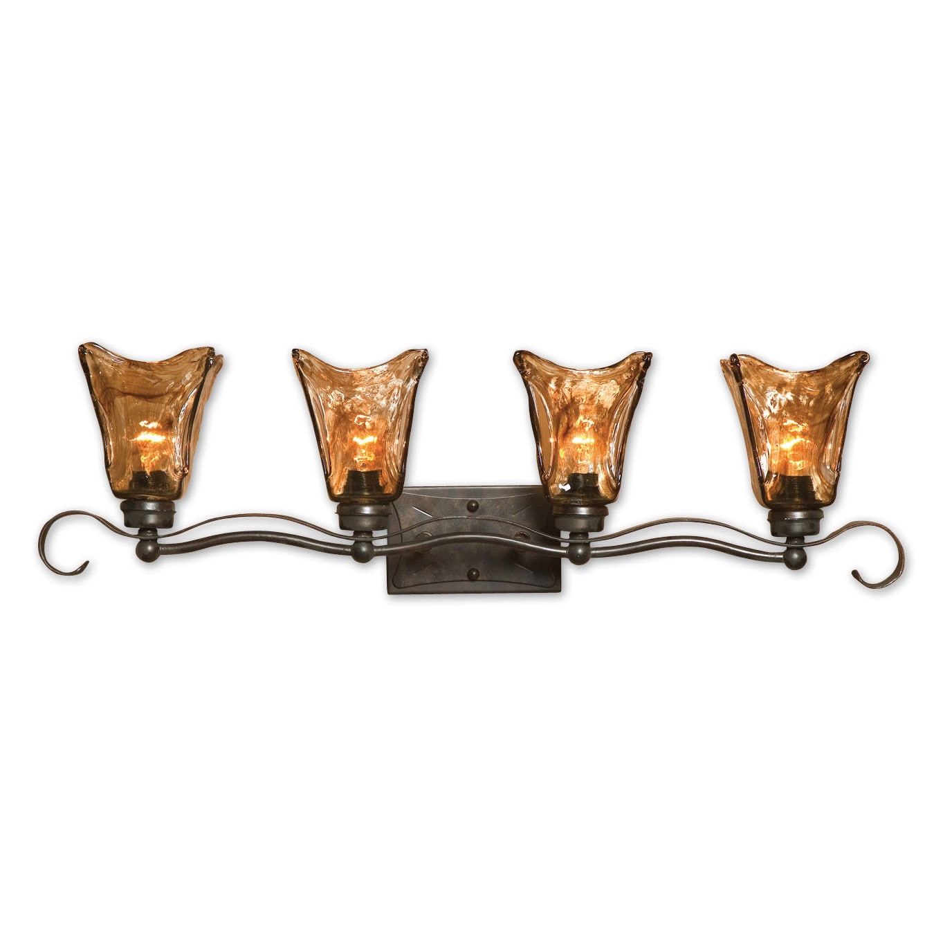 Vetraio 4 light Oil Rubbed Bronze Vanity Strip