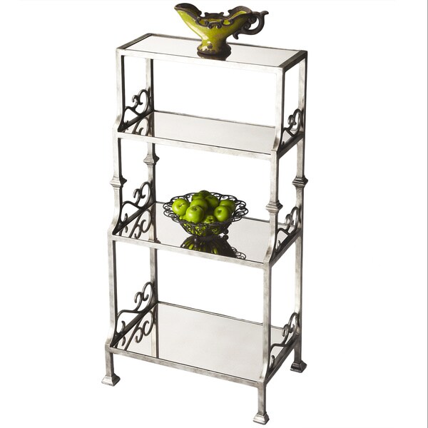 Mirrored Metal 4shelf Etagere Free Shipping Today