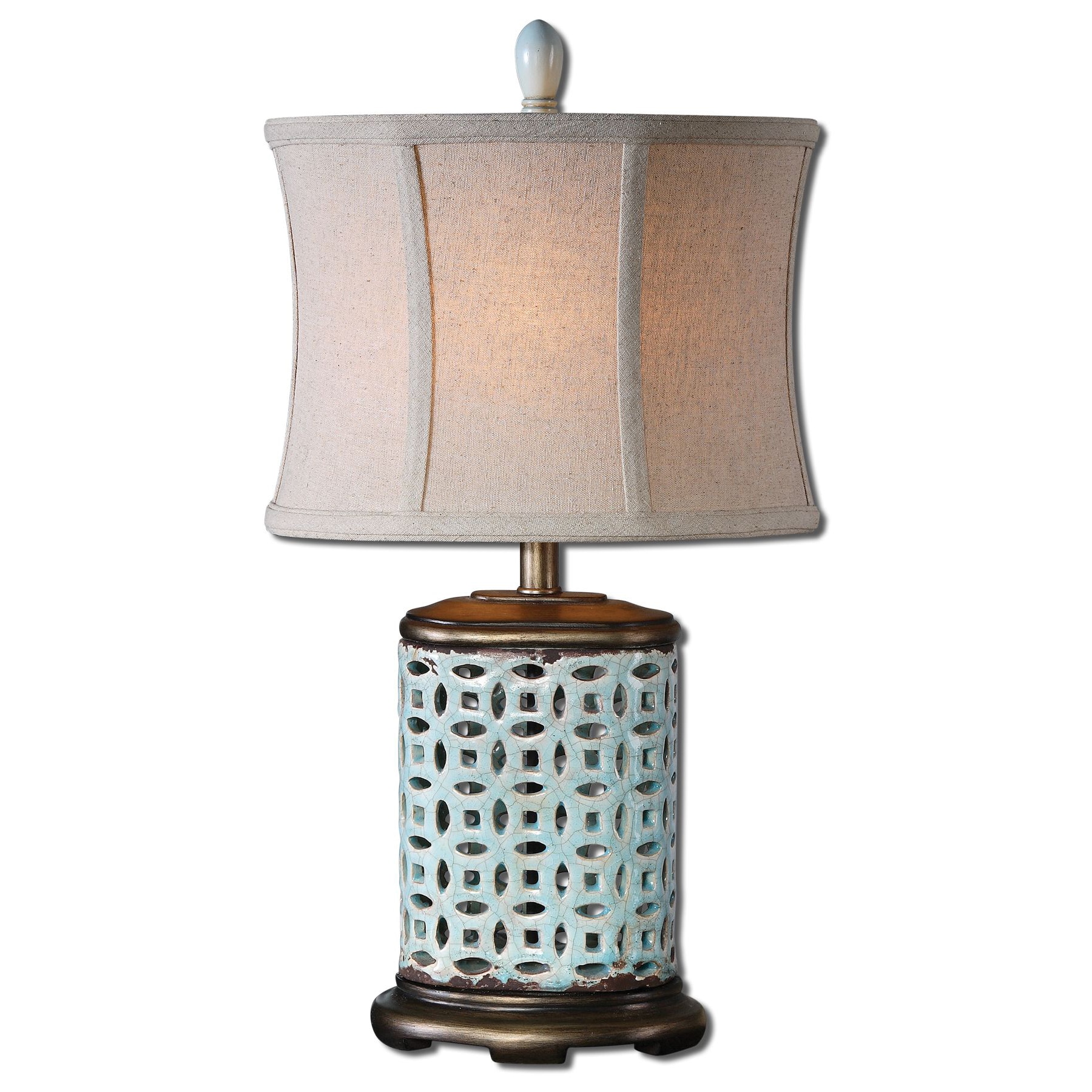 Rosignano 1 light Aged Blue Buffet Lamp