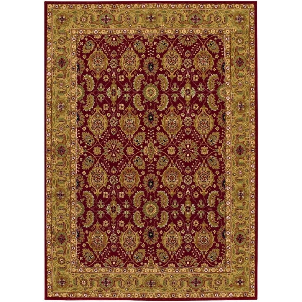 Royal Kashimar All Over Vase Persian Red Rug (46 X 66)