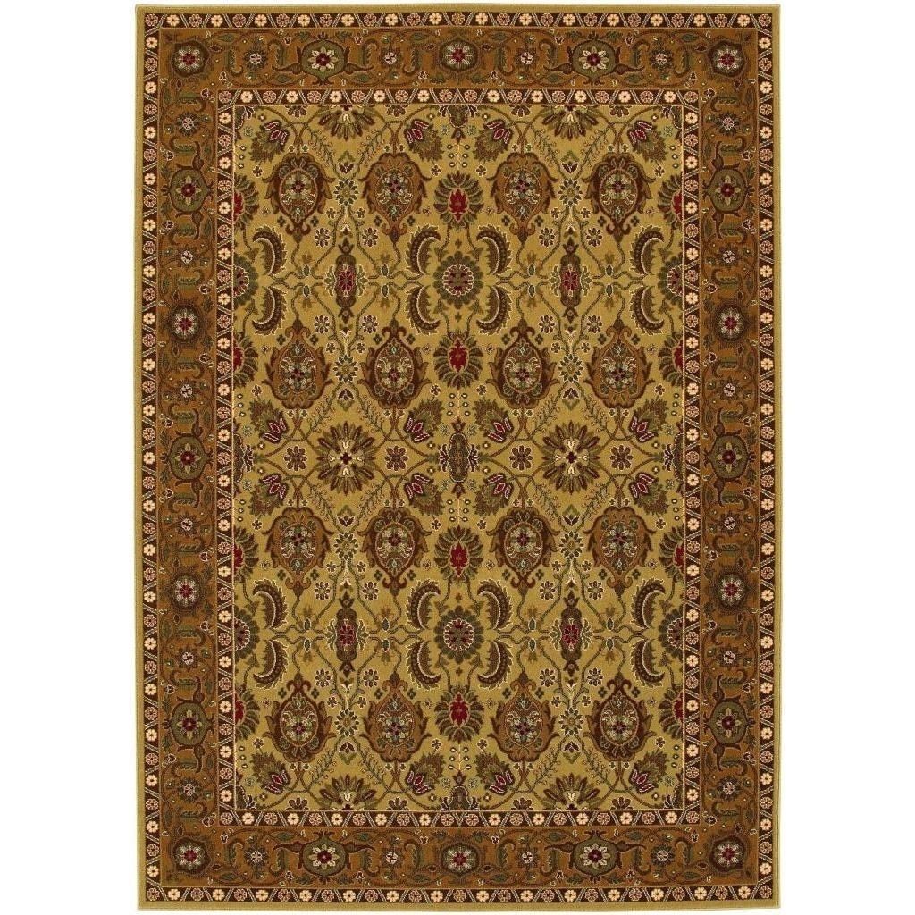 Royal Kashimar All Over Vase Hazelnut Rug (46 X 66)