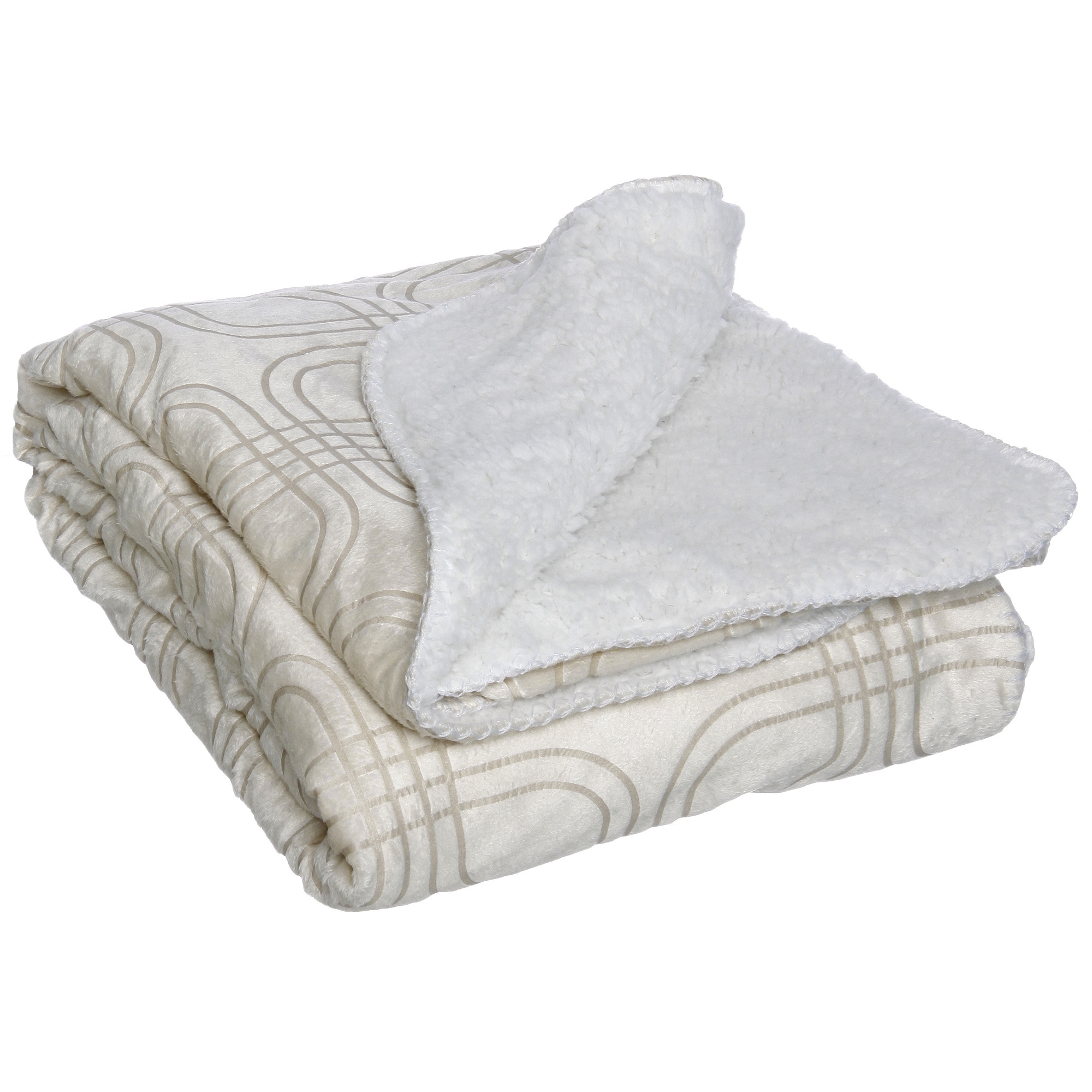 Geo Soft Embossed Reversible Throw