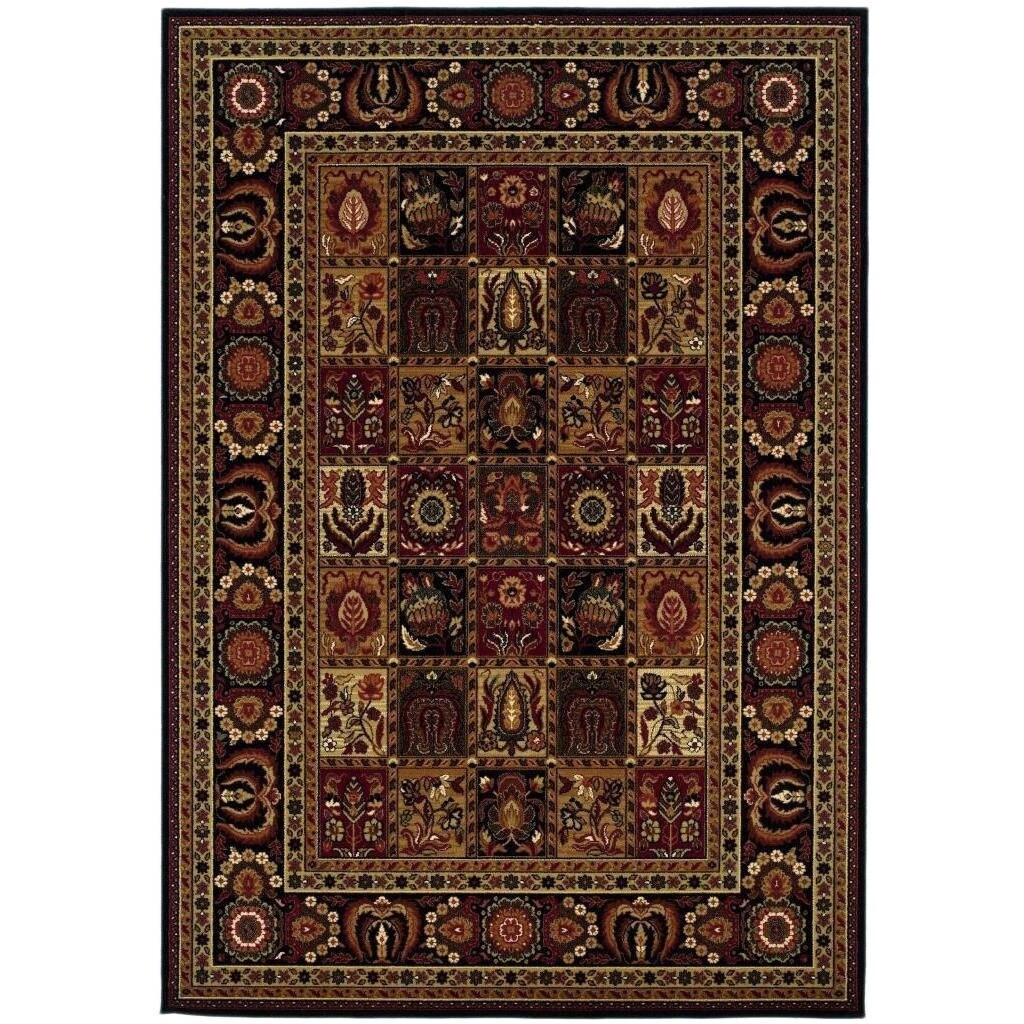 Royal Kashimar Antique Nain Black Rug (46 X 66) (BlackSecondary colors Brown sienna, chestnut, cr??me caramel, deep maple, soft linen, teal sagePattern OrientalTip We recommend the use of a non skid pad to keep the rug in place on smooth surfaces.All r