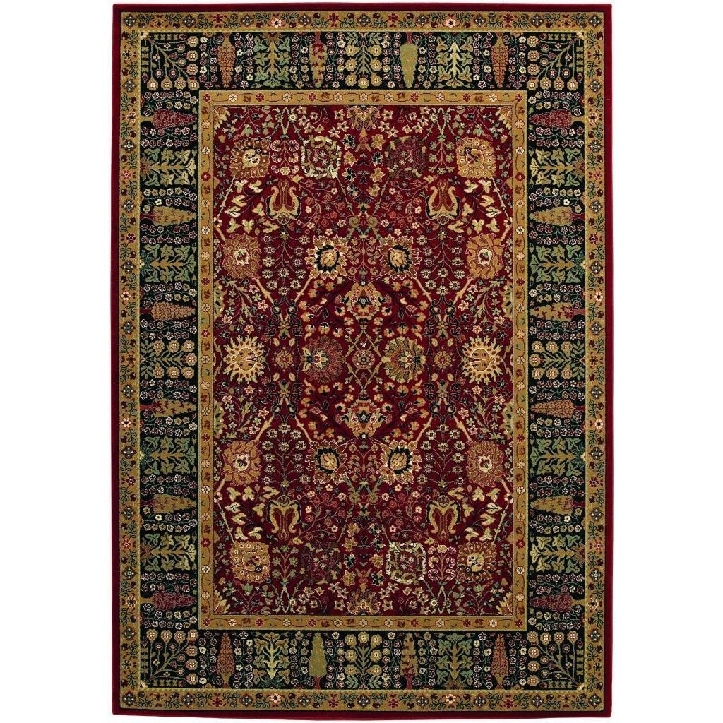 Royal Kashimar Cypress Garden Persian Red Rug (46 X 66)