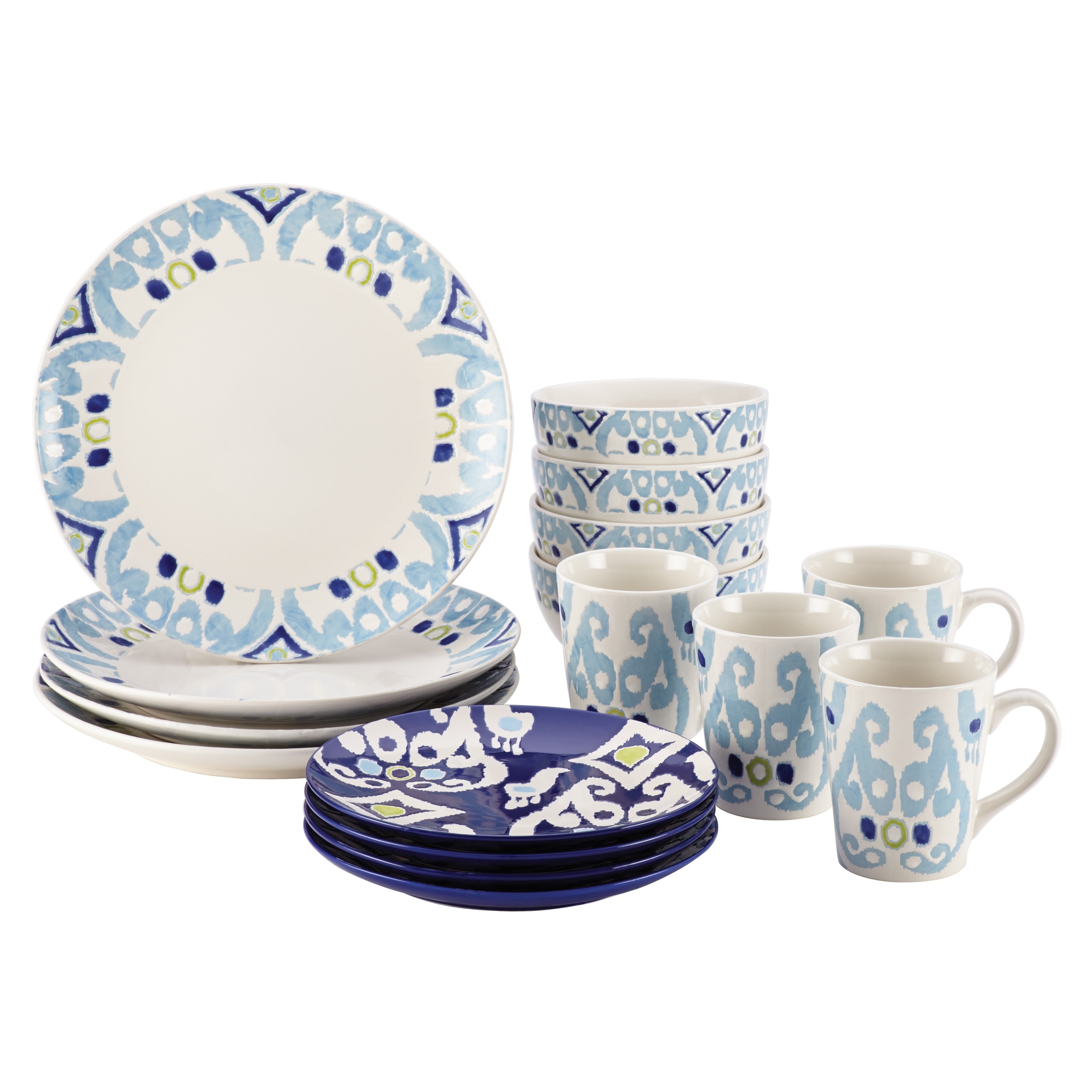 Rachael Ray Dinnerware Ikat 16 piece Stoneware Dish Set