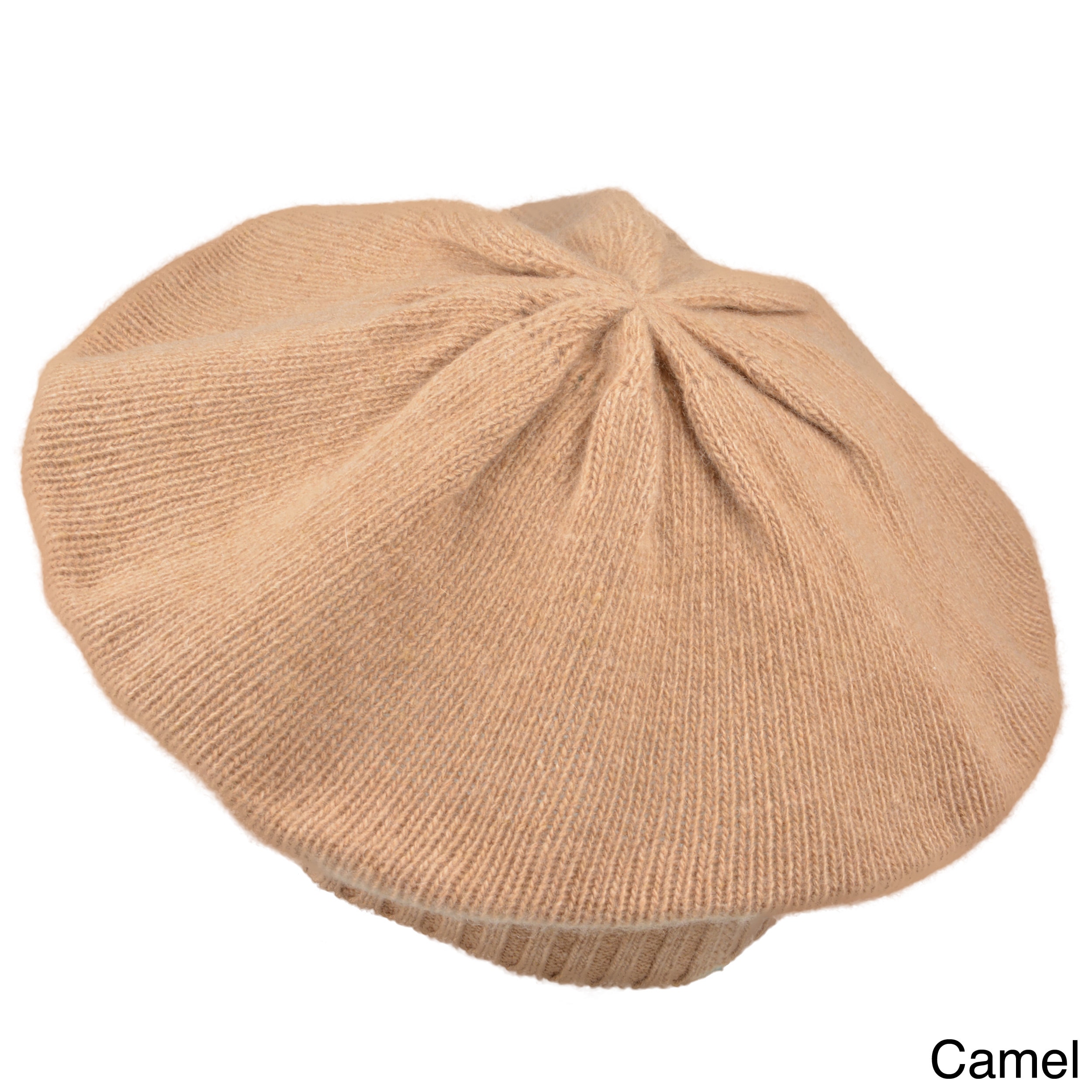 Portolano Womens Solid Color Cashmere Beret