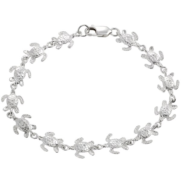 Journee Collection Sterling Silver Turtle Bracelet Free Journee Collection Sterling Silver Turtle Bracelet