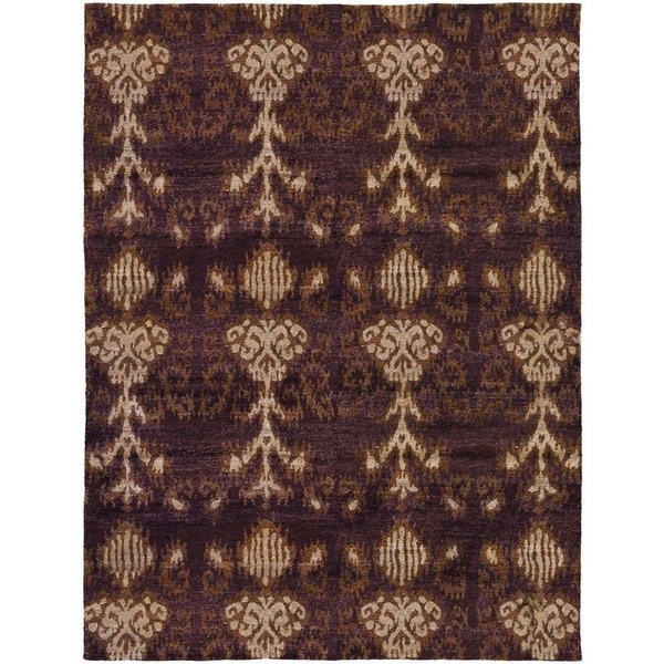 Couristan Sagano Belachan/Chocolate-Tan Area Rug - 3'5" x 5'5"