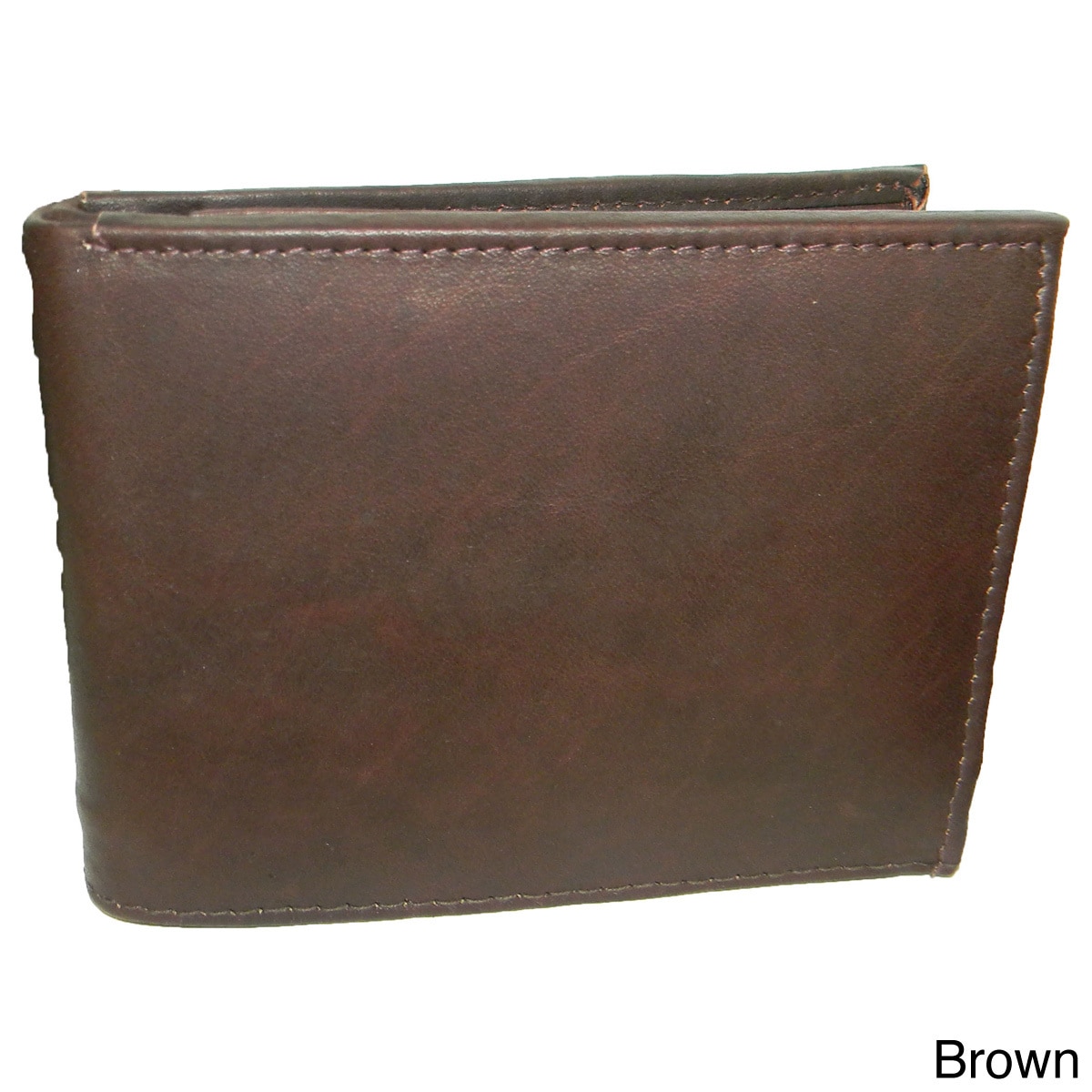 Hollywood Tag Cowhide Leather Bit fold Wallet