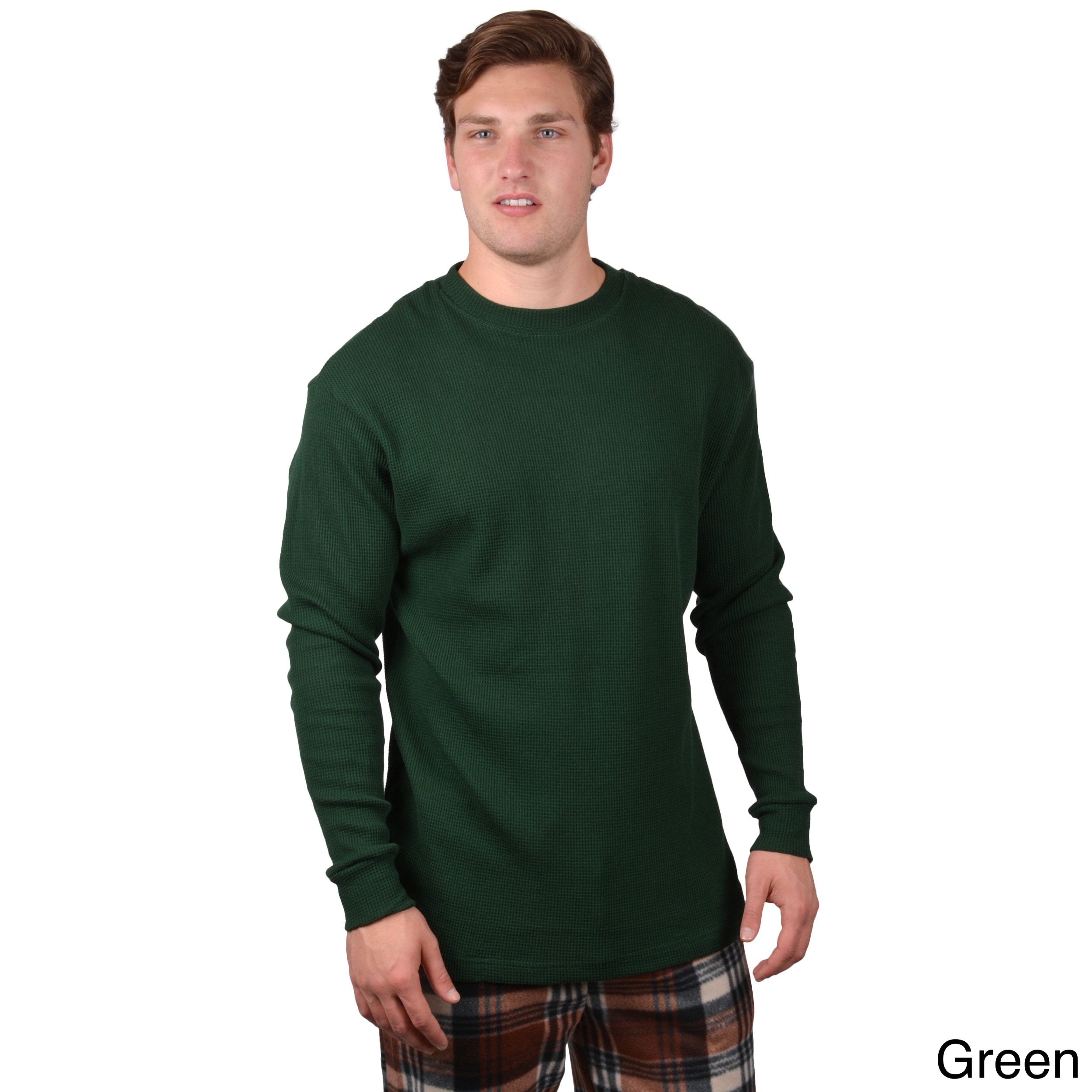 Boston Traveler Mens Long Sleeve Crew Neck Shirt