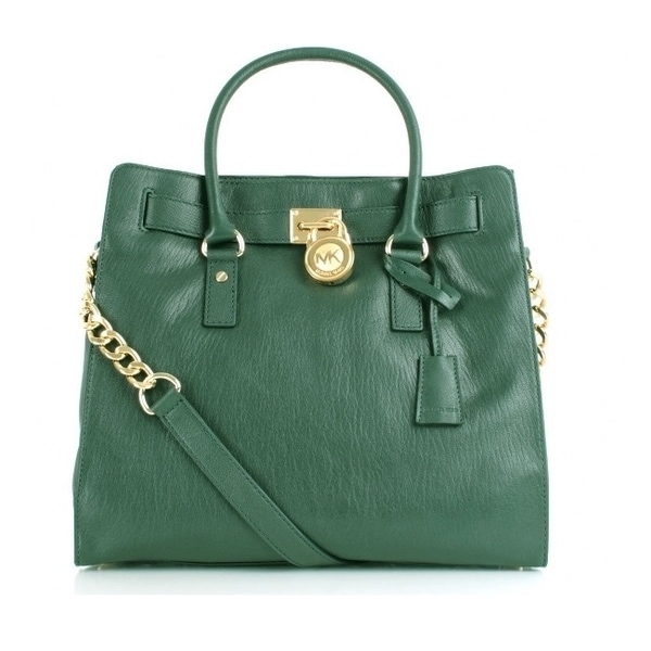 Michael Kors Malachite Hamilton North/South Saffiano Satchel Michael Kors Designer Handbags