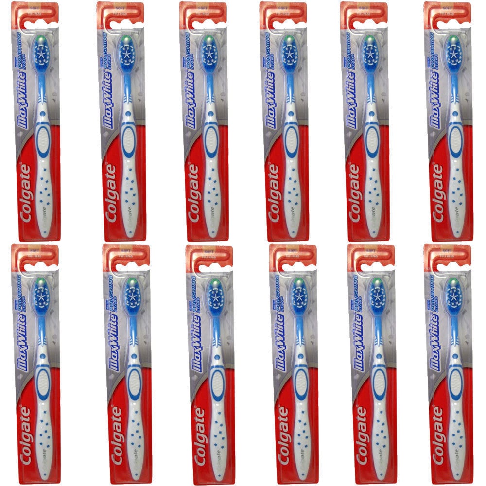 Colgate Maxwhite Soft Full Head Toothbrush #60 (pack Of 12)