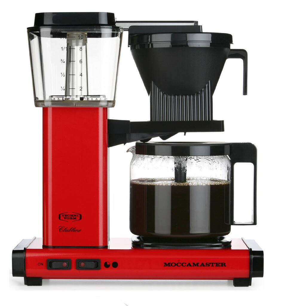 Technivorm Moccamaster KBG-741 Glass Carafe Coffee Maker - Red
