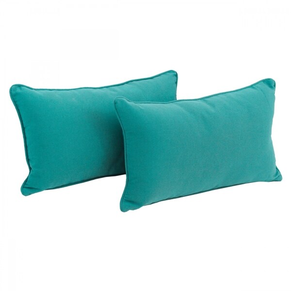 small blue pillow