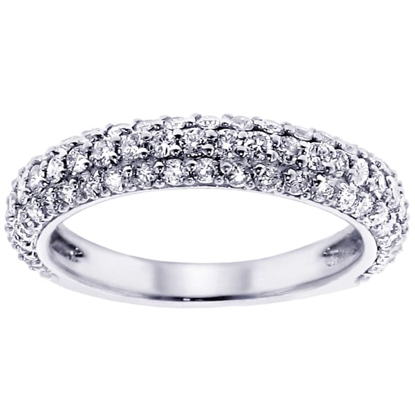 14k/18k Gold or Platinum 2ct TDW Diamond Anniversary Band (G H, SI1