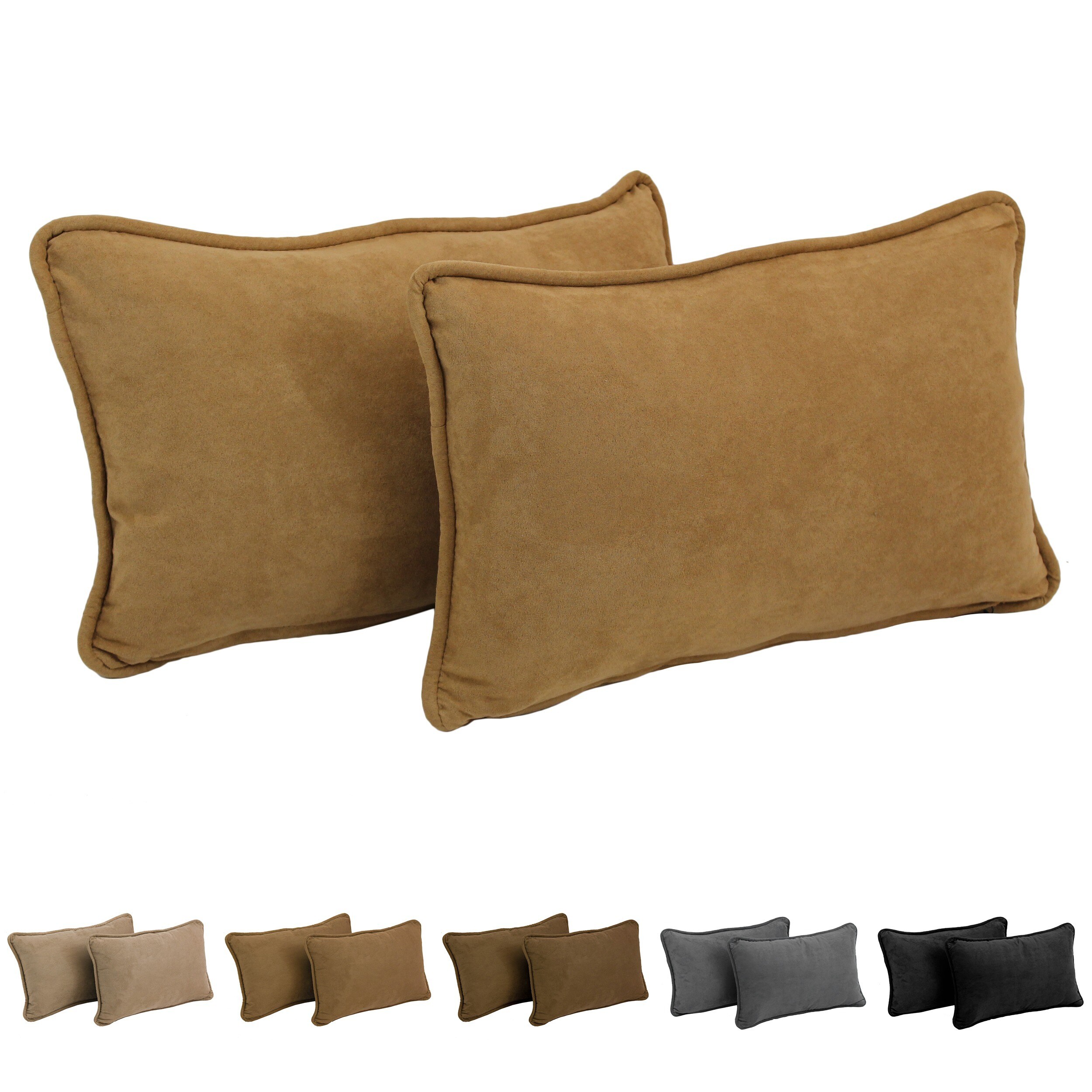 Shop Copper Grove Ashley Rectangular Microsuede Back Support Throw