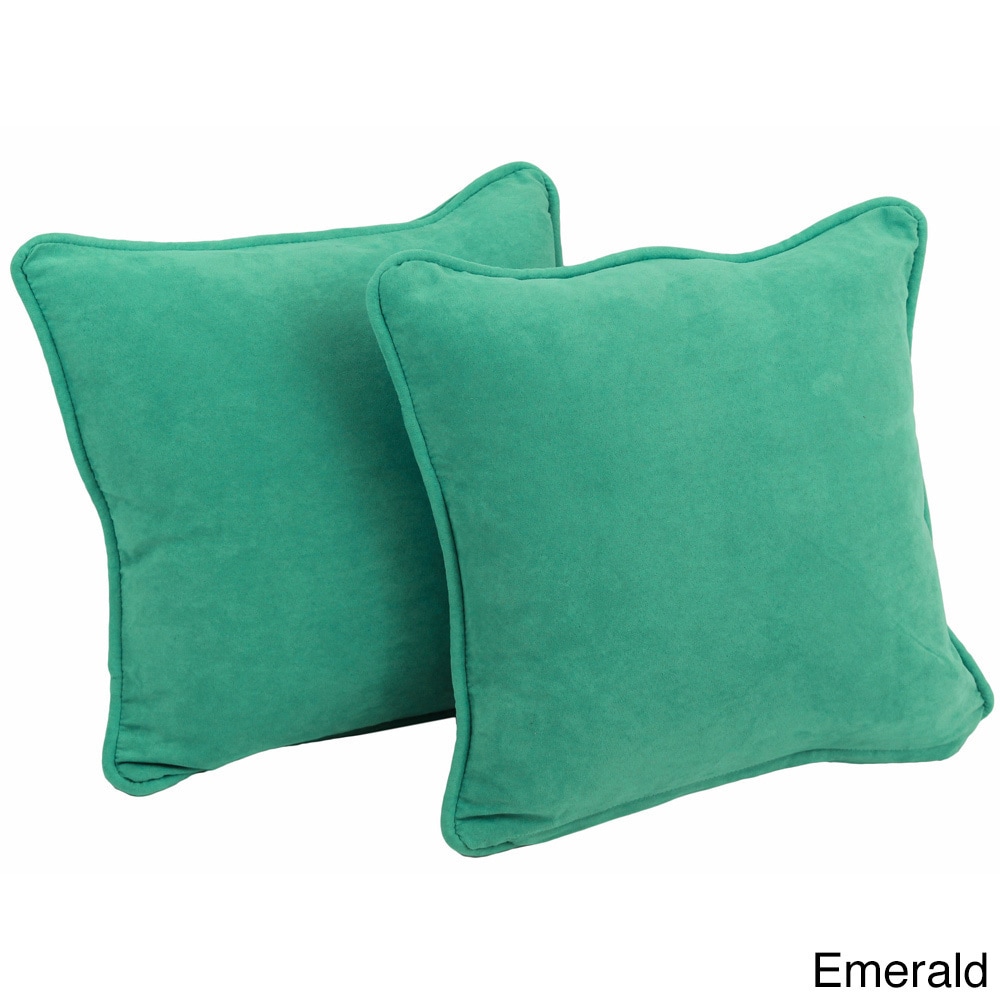 Shop Blazing Needles Tropical 18 Inch Square Microsuede Throw