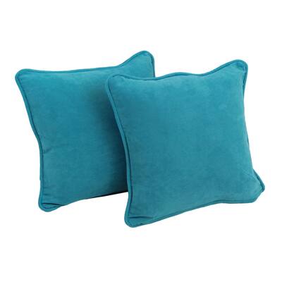 Porch & Den Blaze River 18-inch Microsuede Throw Pillow (Set of 2)