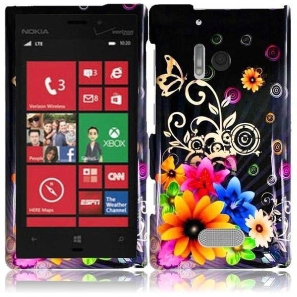 INSTEN Chromatic Flower Phone Case Cover for Nokia Lumia 928