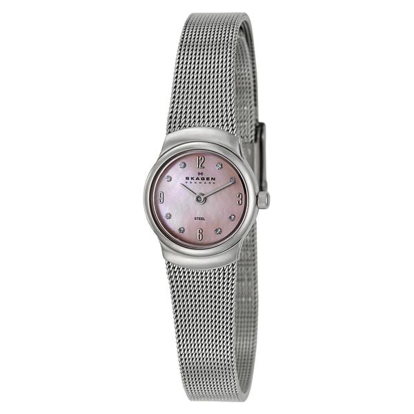 Skagen Women's 'Mesh' Stainless Steel Japanese Quartz Watch Skagen Women's Skagen Watches