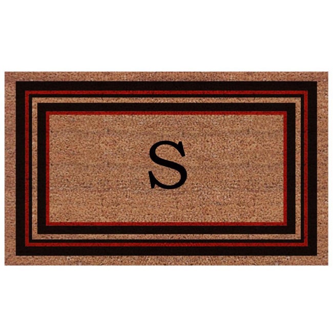 Handmade Esquire Extra Thick Monogrammed Doormat (2 X 3)