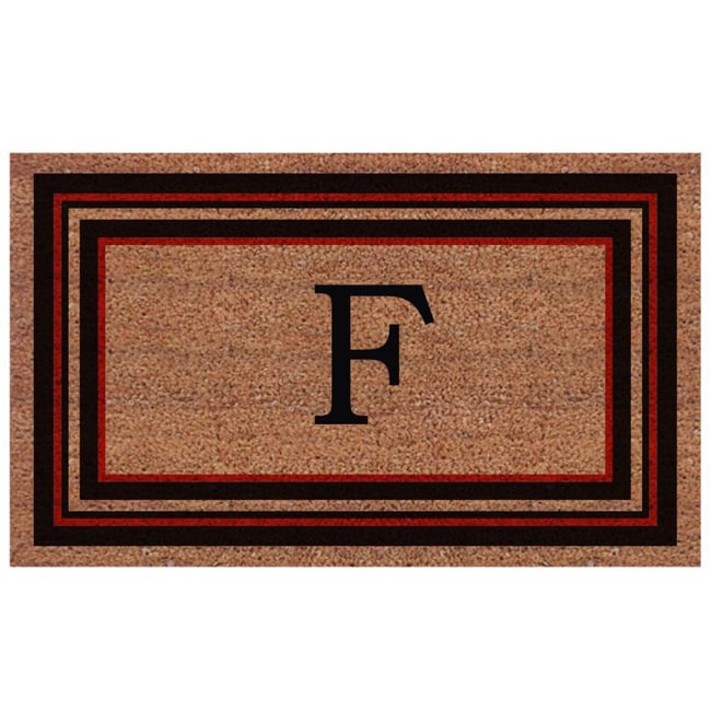 Handmade Esquire Extra Thick Monogrammed Doormat (2 X 3)