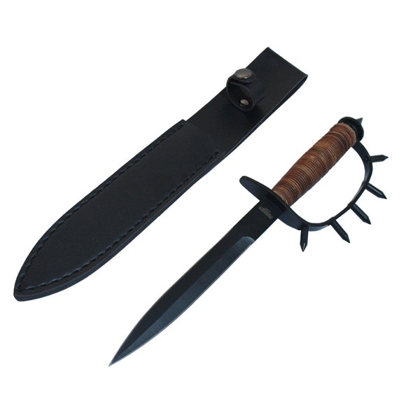 12.5inch Spiked Hand Guard Hunting Knife Free Shipping On Orders