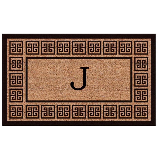 The Grecian Extra thick Monogrammed Doormat (16 X 26)