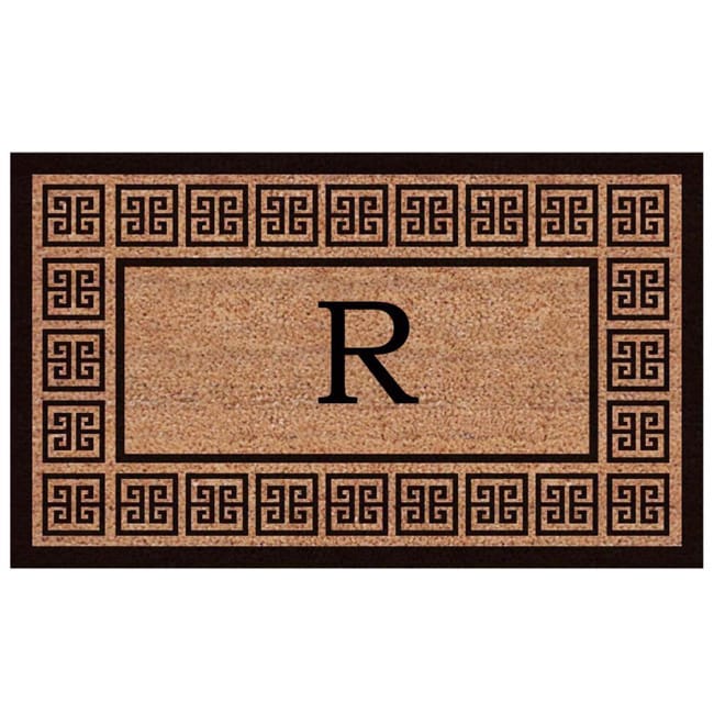 The Grecian Extra thick Monogrammed Doormat (16 X 26)