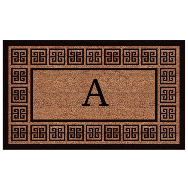 The Grecian Extra thick Monogrammed Doormat (16 X 26)