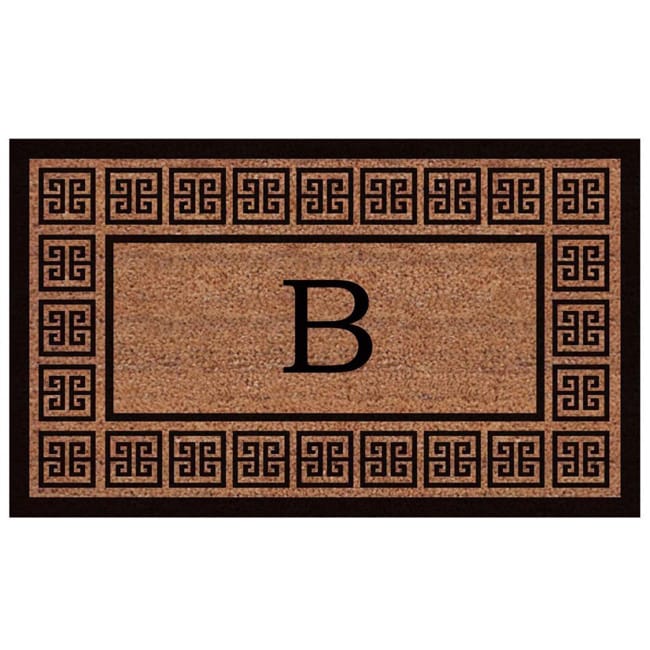 The Grecian Extra thick Monogrammed Doormat (16 X 26)