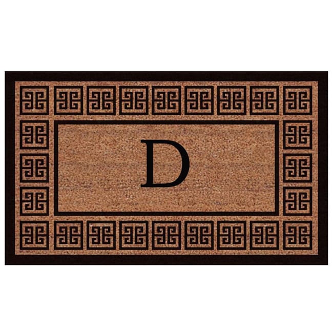 The Grecian Extra thick Monogrammed Doormat (16 X 26)