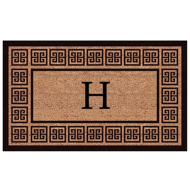 The Grecian Extra thick Monogrammed Doormat (16 X 26)