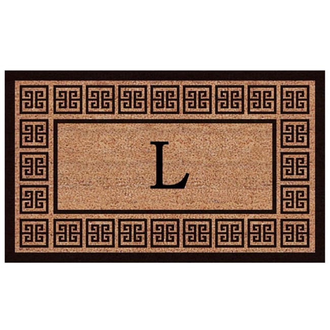 The Grecian Extra thick Monogrammed Doormat (16 X 26)