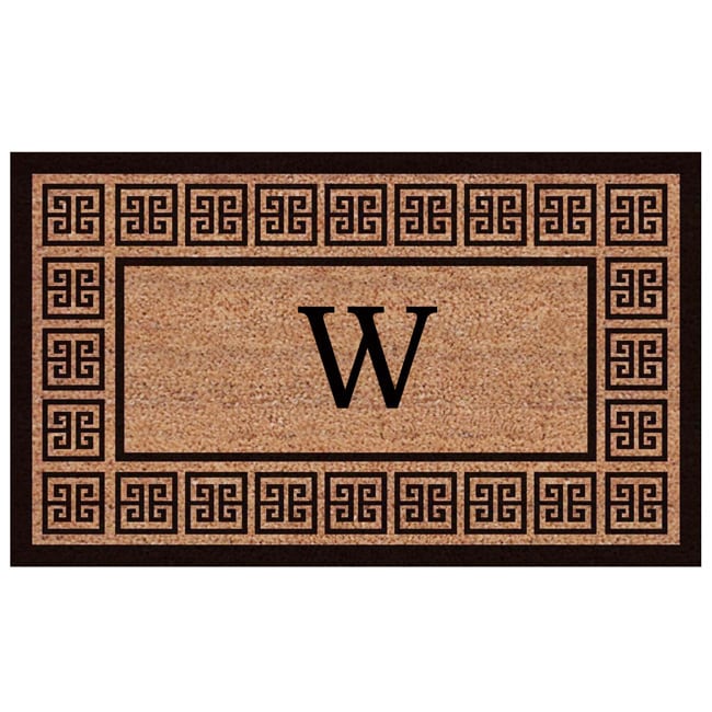 The Grecian Extra thick Monogrammed Doormat (16 X 26)