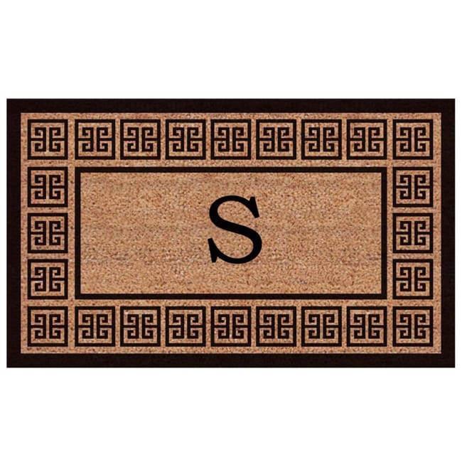 The Grecian Extra thick Monogrammed Doormat (16 X 26)