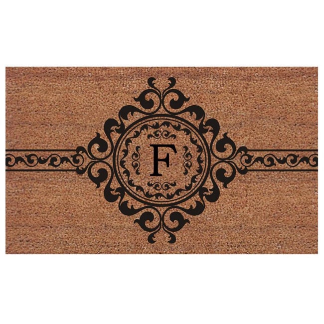 Handmade Garbo Extra thick Monogrammed Doormat (2 X 3)