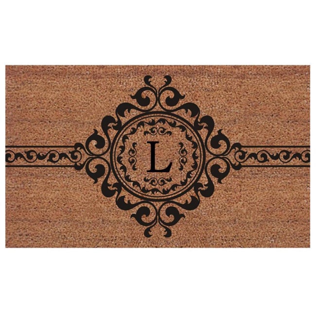 Handmade Garbo Extra thick Monogrammed Doormat (2 X 3)