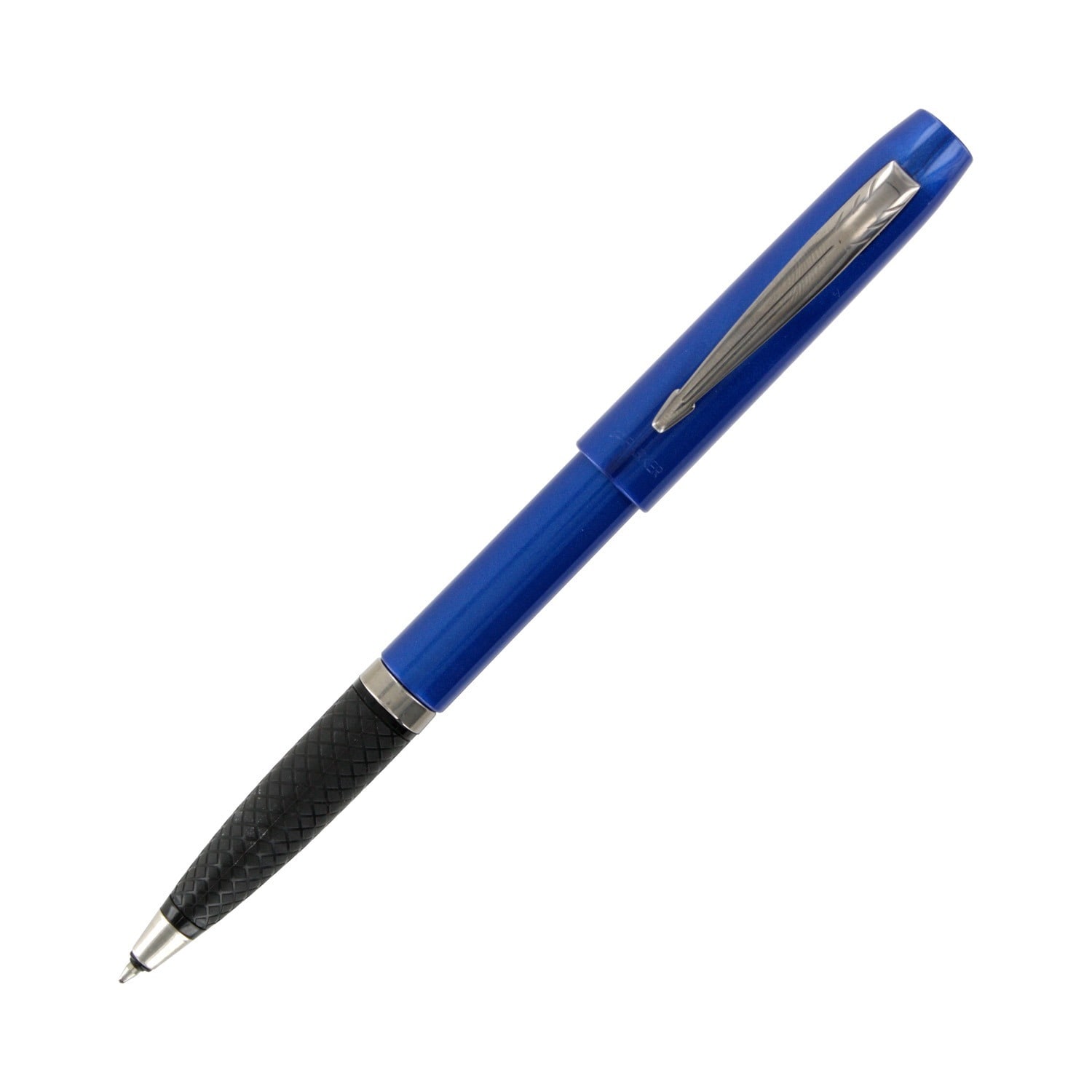 Parker Reflex Medium Point Black Ink Blue Rollerball Pen