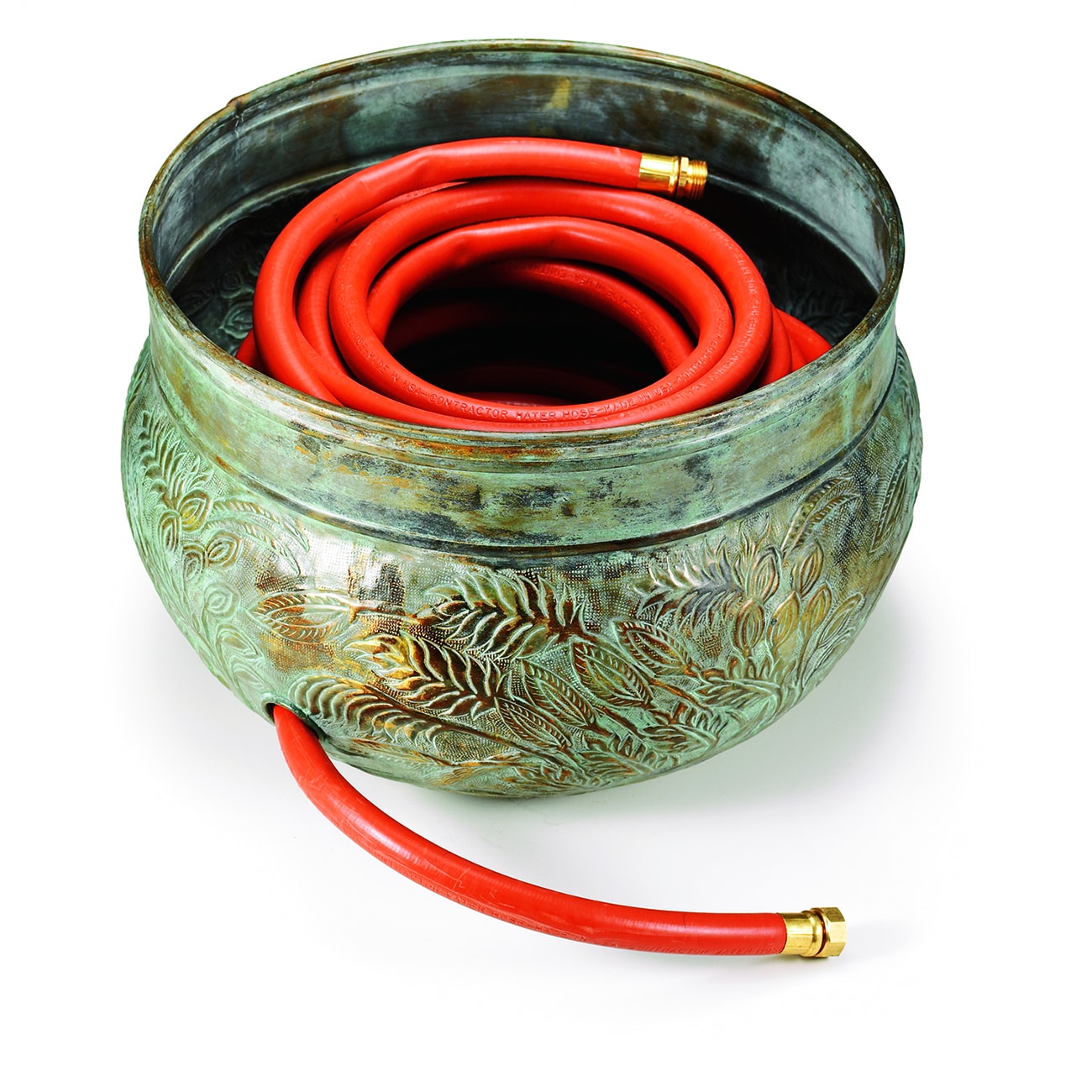 Key West Blue Verde Steel Hose Pot