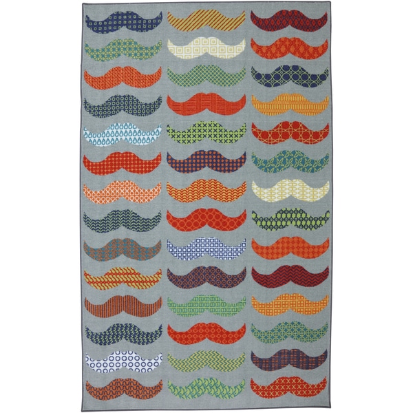 Mustache Light Multi Area Rug (8 x 10)  ™ Shopping