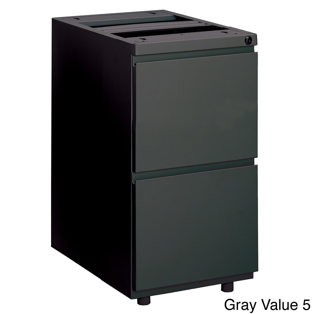 Mayline Steel Lidless 2 drawer File Pedestal