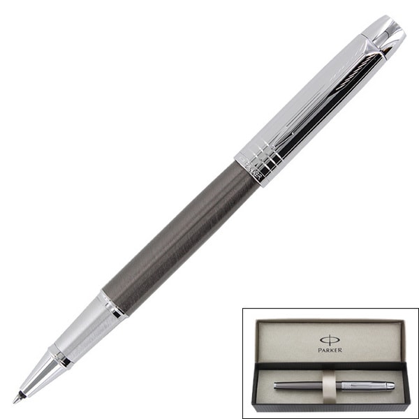 Parker IM Premium Custom Gun Metal Chrome CT Roller Ball Pen Parker Rollerball Pens