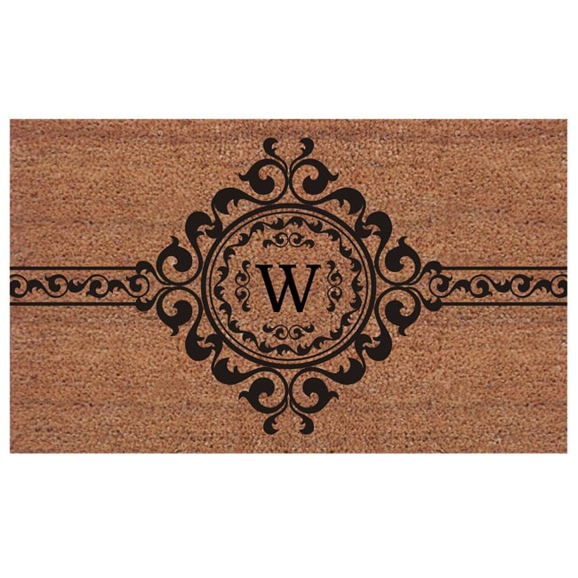 Garbo Extra Thick Monogrammed Doormat (16 X 26)