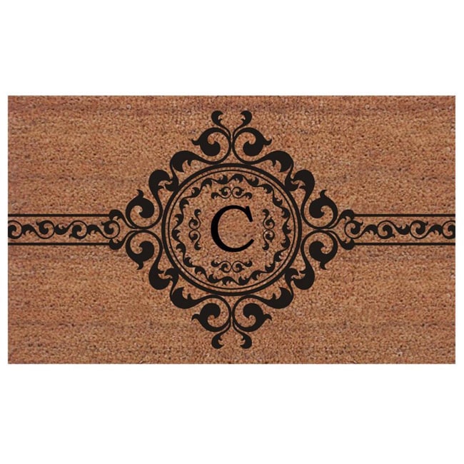 Garbo Extra Thick Monogrammed Doormat (16 X 26)