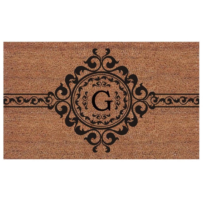 Garbo Extra Thick Monogrammed Doormat (16 X 26)